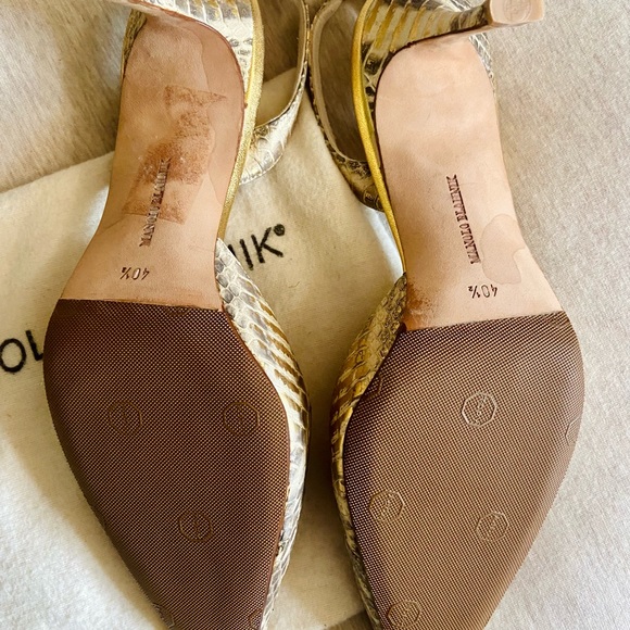 Manolo Blahnik Carolyne - Authentic Python - Picture 3 of 3